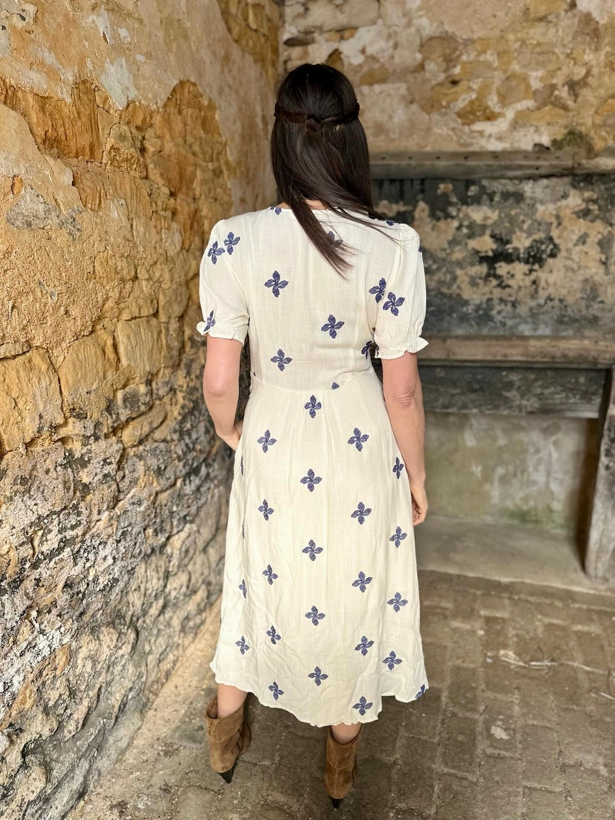 Evelyn Embroidered Dress