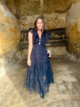 Mila Lace Dress - Black