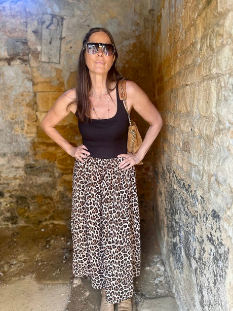 April Dress - Animal Print