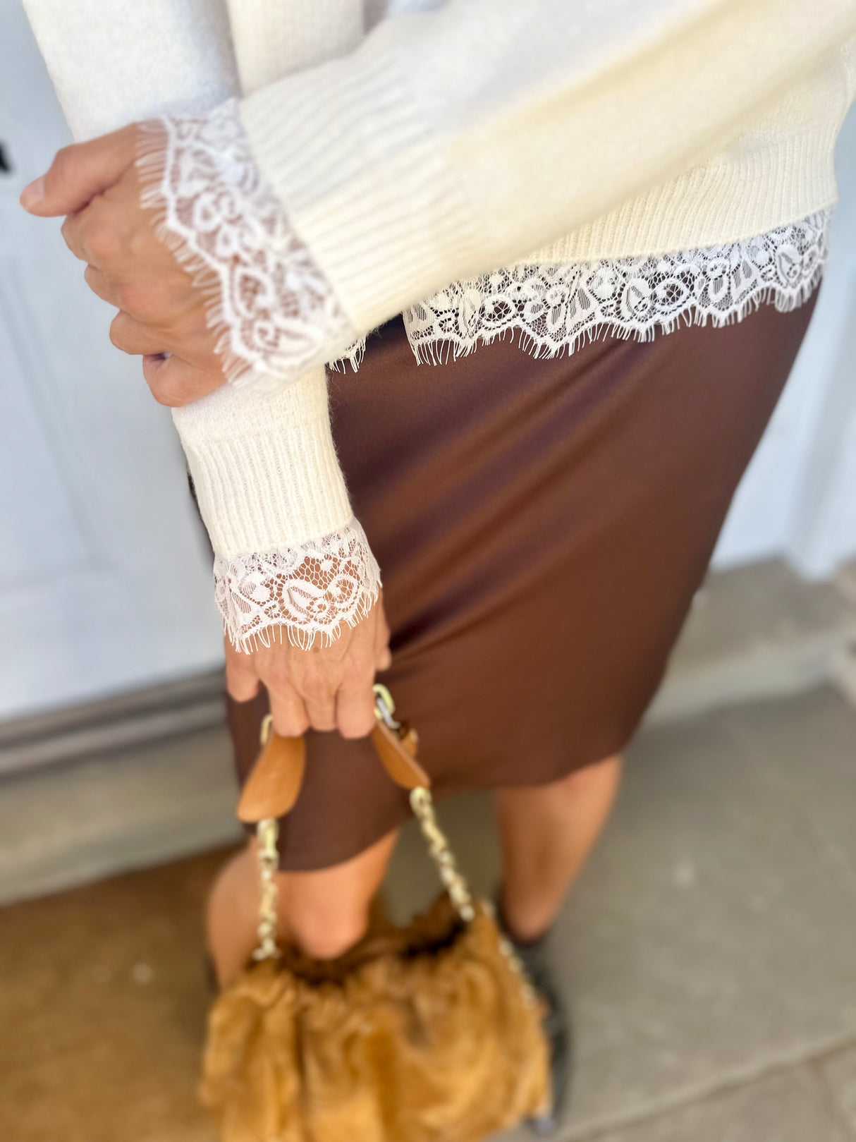 Stefanie Knit with Lace