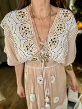 Vestido Mystique color nude