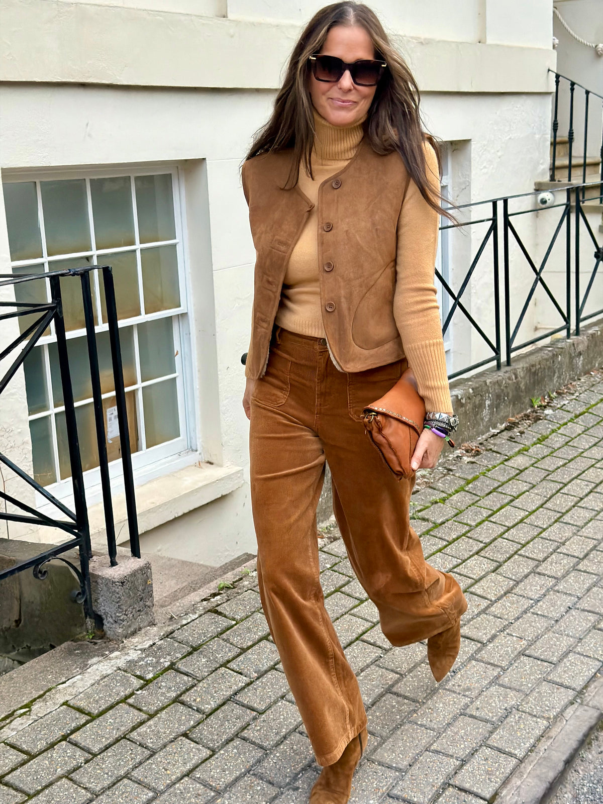 June Cord Trousers - Camel
