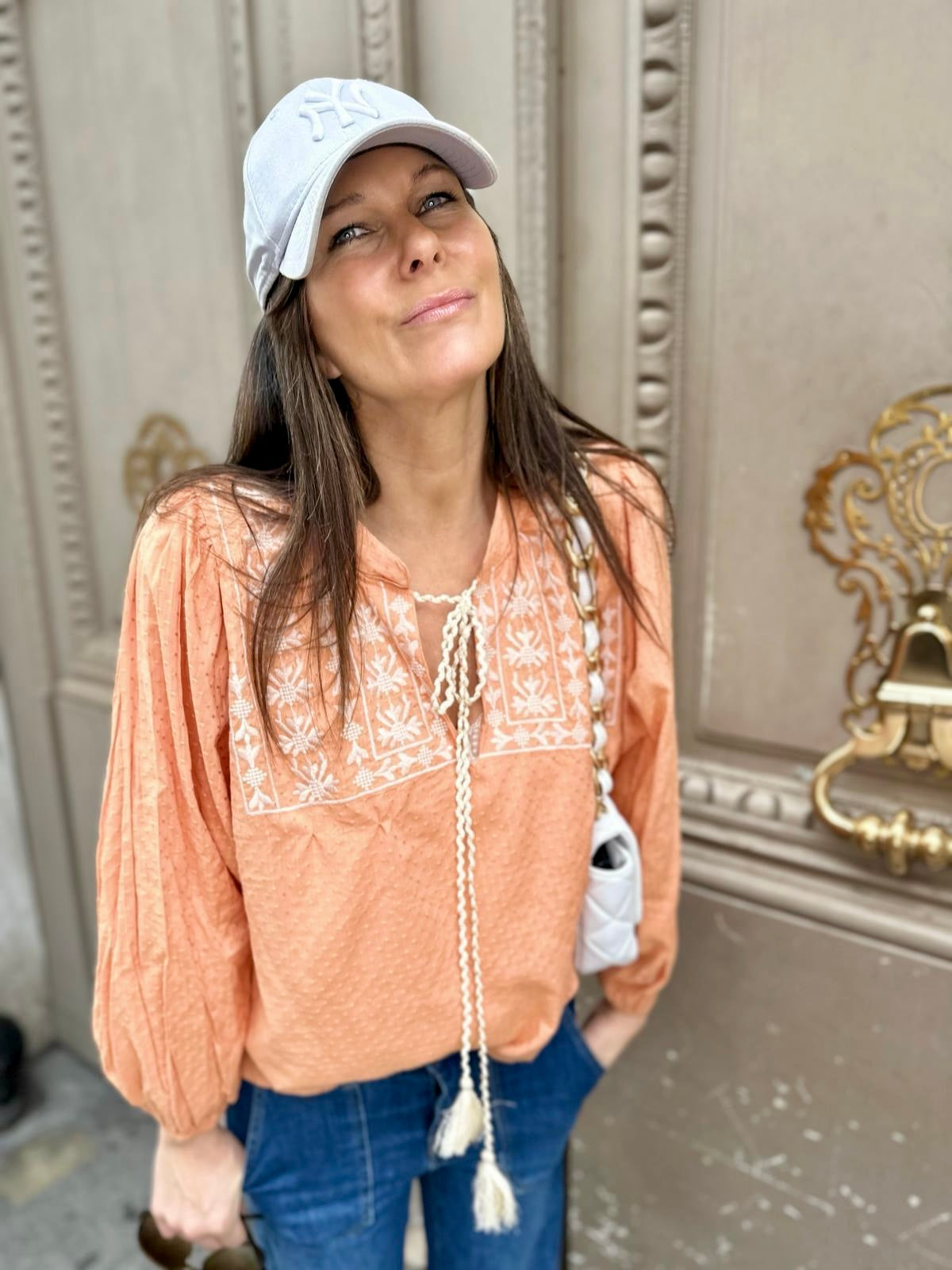 Stevie Top Naranja