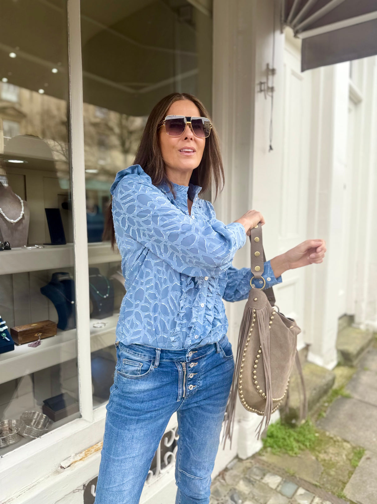 Charlotte Ruffle Blouse