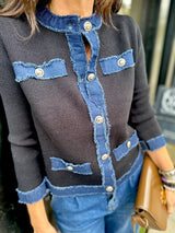 Dune Knitted Jacket - Black