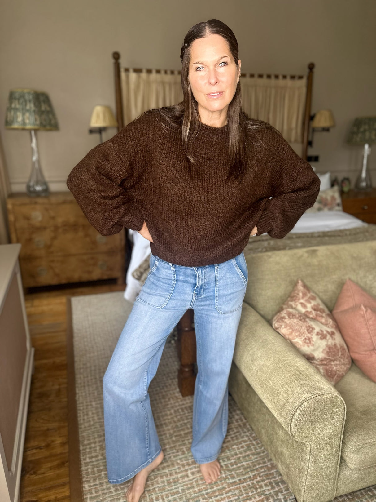 Jean Crush con lavado denim claro
