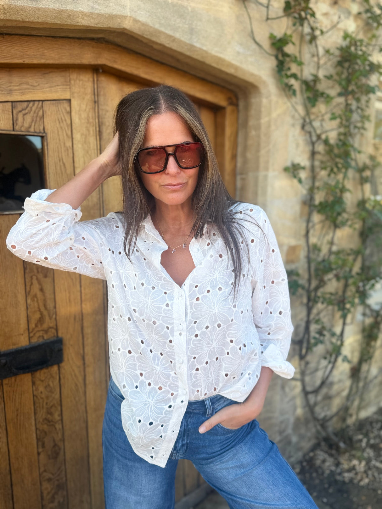 Calista Embroidered Blouse