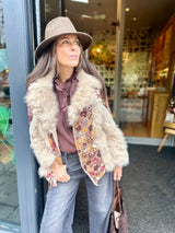 Zoey Embellished Jacket - Cream