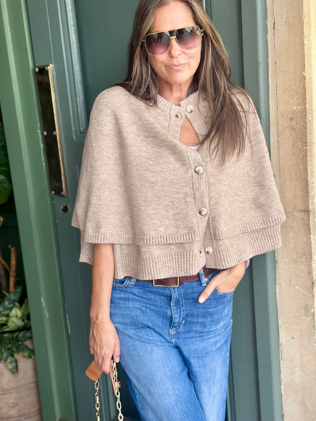 Joy Knitted Cape