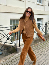 Tess Gilet - Camel