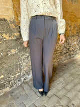 Pantalón ancho Taylor - Gris