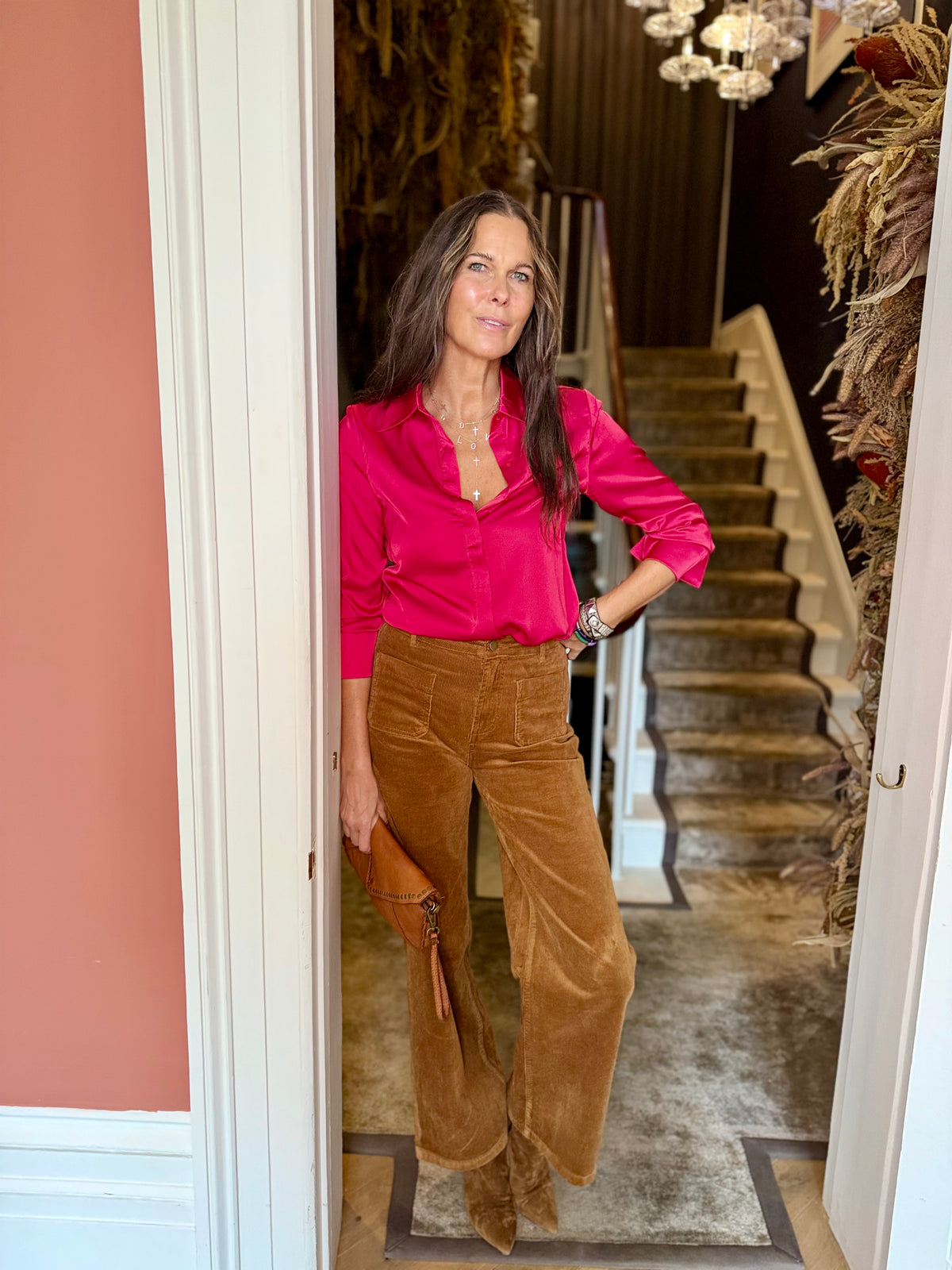 June Cord Trousers - Camel