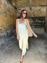 Posie Slip Dress - Lemon