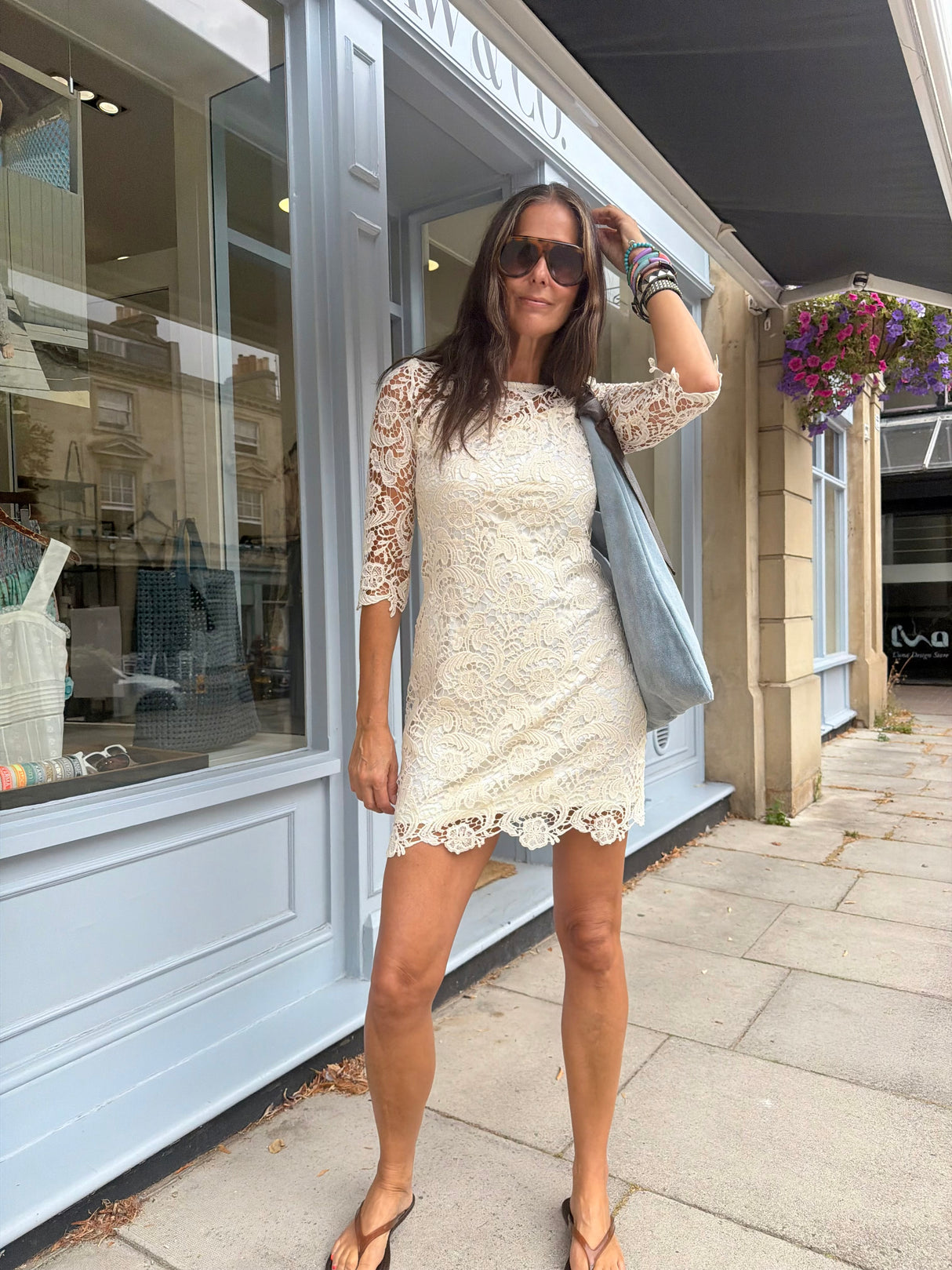 Riley Crochet Mini Dress