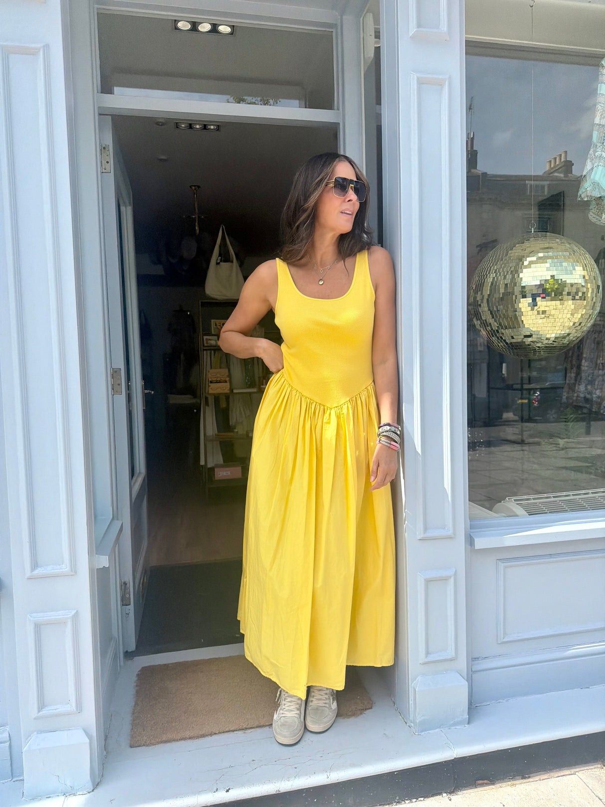 April Dress - Yellow