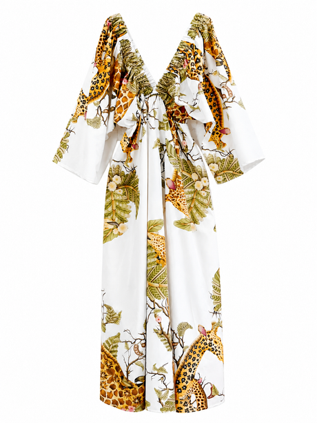 Jungle Printed Maxi Dress