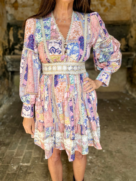 Flo Floral Printed Mini Dress