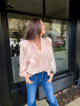 Rosa Blouse - Blush