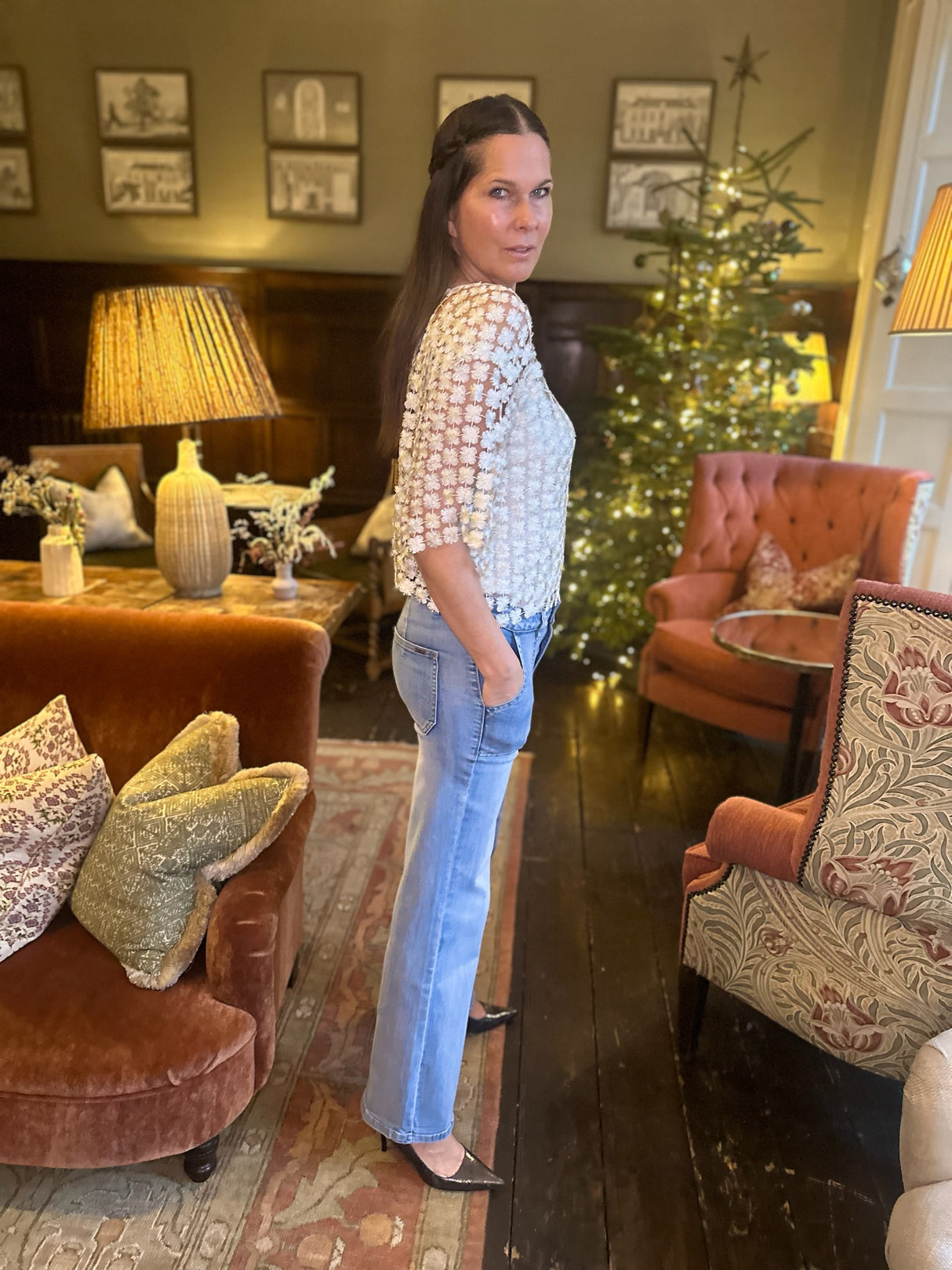 Jean Crush con lavado denim claro