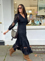 Alice Lace Dress - Black
