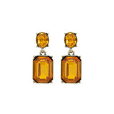 Oval Gem Earring - Marigold