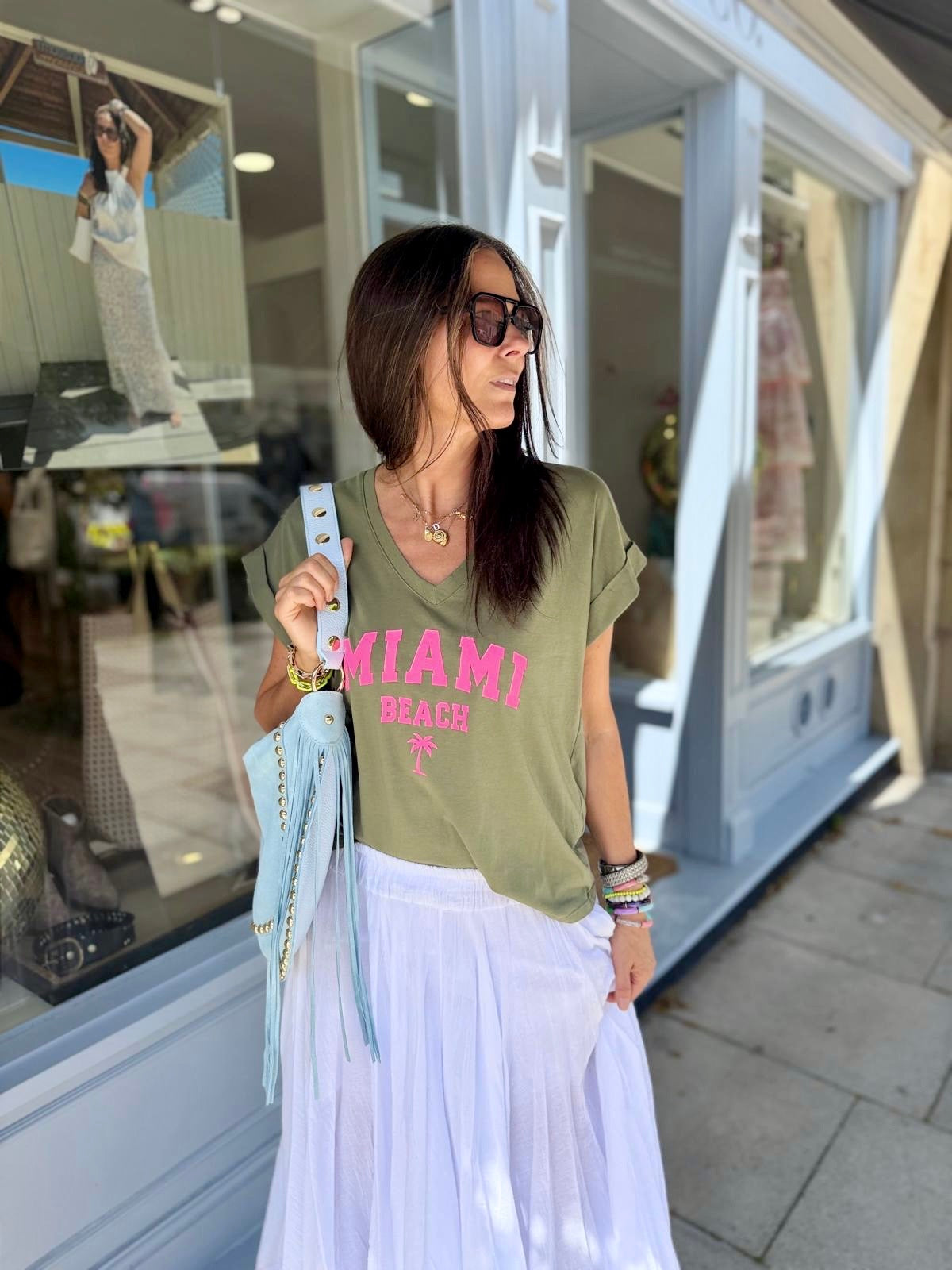 Miami Tee - Khaki