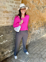 Pantalón ancho Taylor - Gris