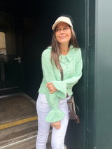 Peter Pan Collar Knit - Mint