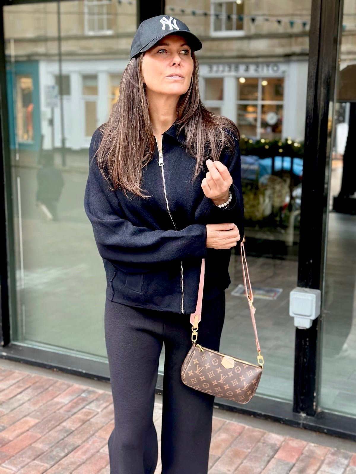 Oriane Zip Knit - Black