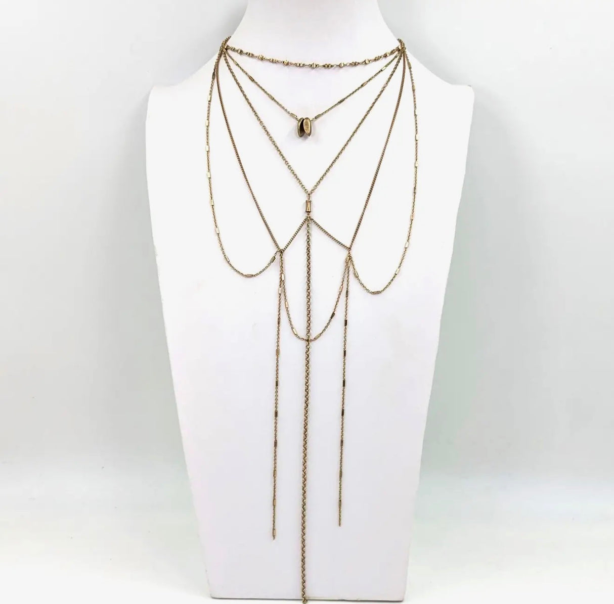 Layered Y Necklace