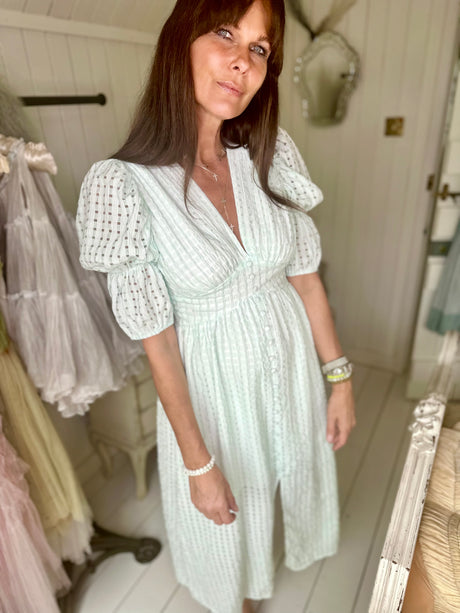 Vestido de verano color menta