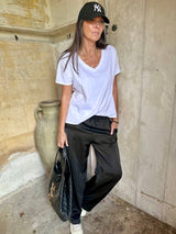 Isobel Tie-Waist Pant Black
