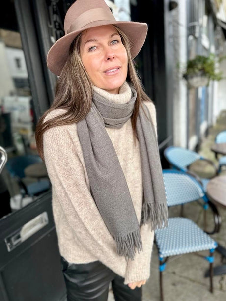 Cashmere Scarf Grey