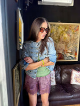 Lola Military Jacket - Denim
