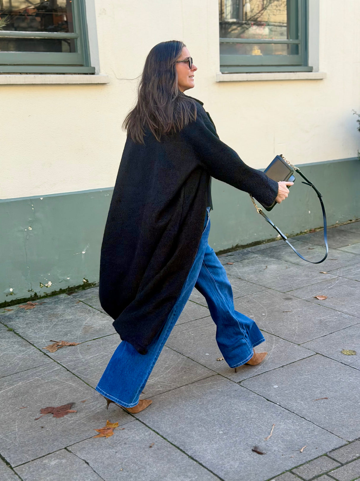 Mara Knitted Jacket - Black