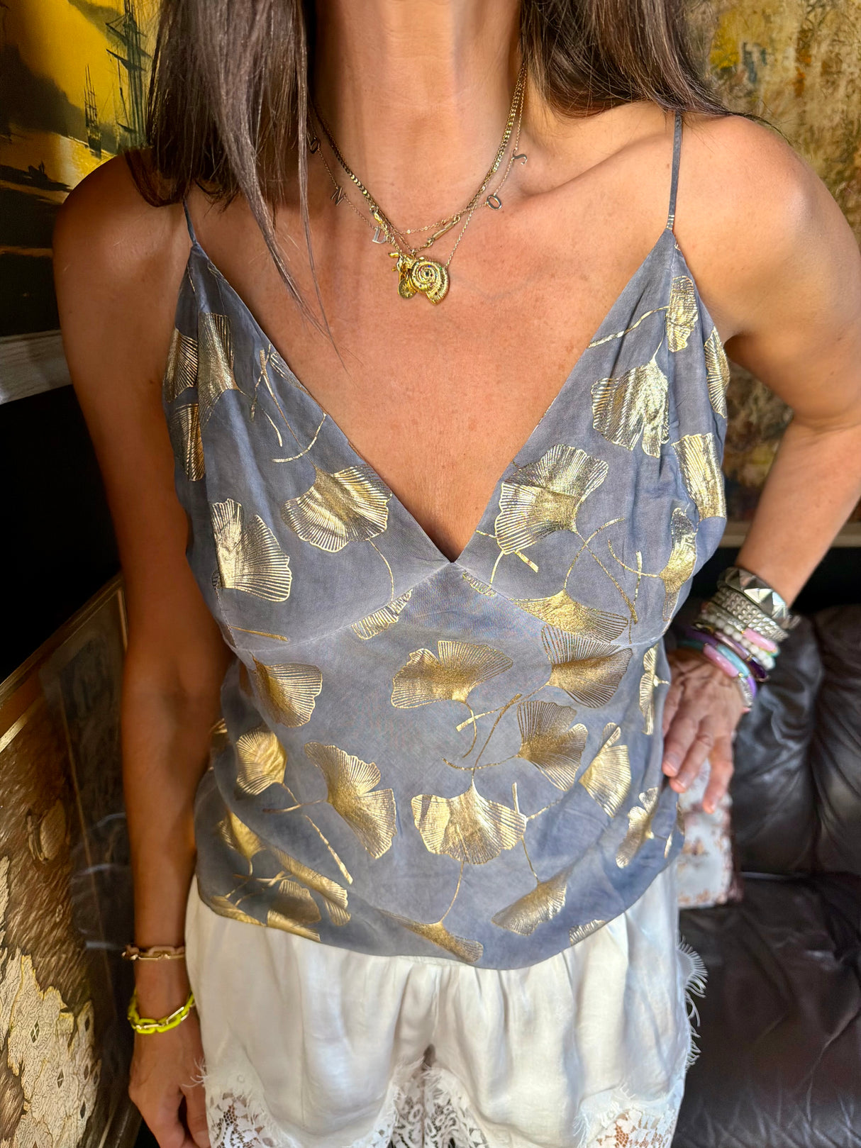 Isla Camisole - Grey