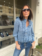 Charlotte Ruffle Blouse