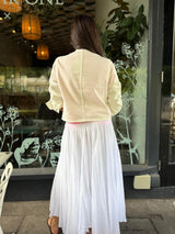 Joy Midi Skirt - White