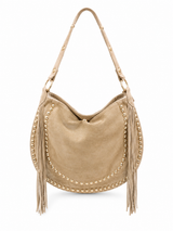 Tabitha Suede Bag - Sand