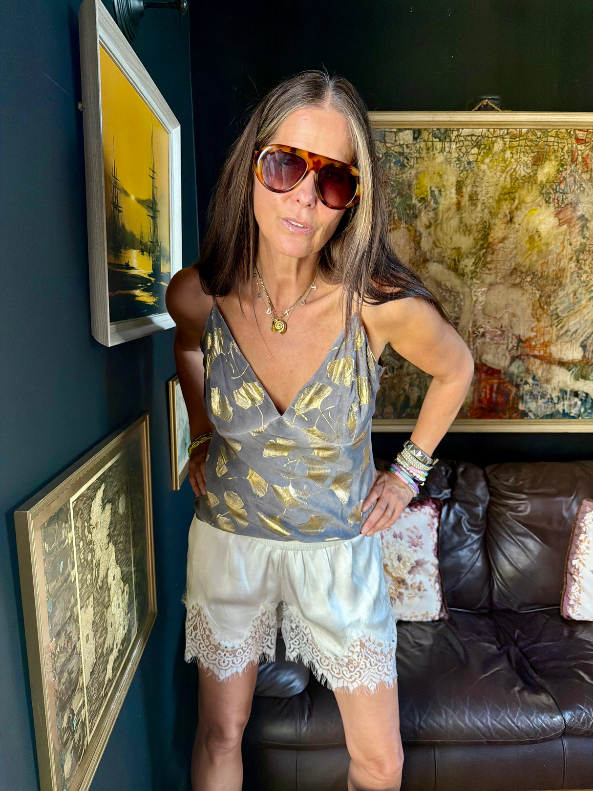 Isla Camisole - Grey