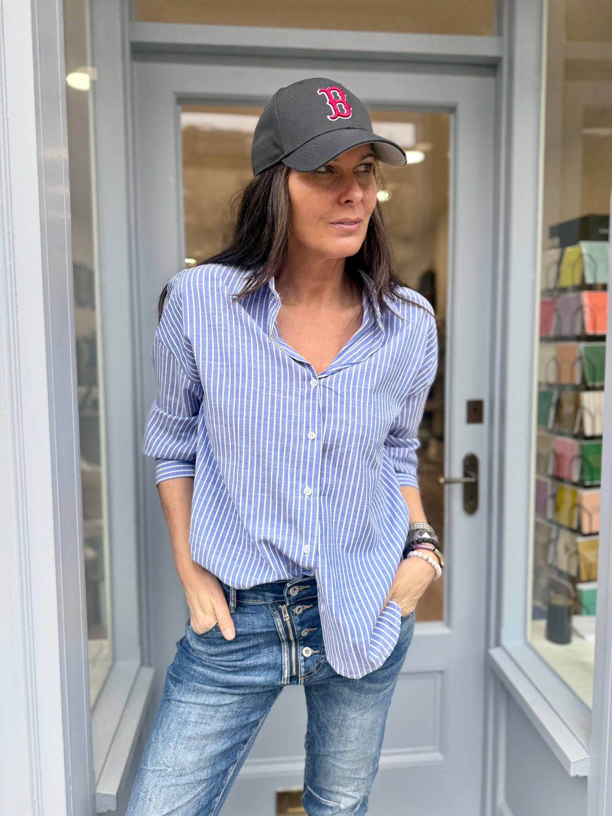 Lolly Stripe Linen Shirt