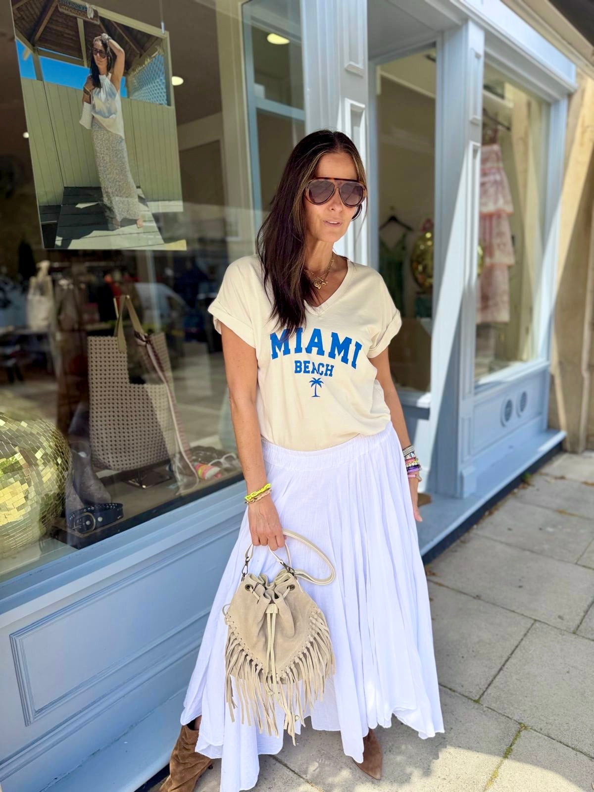 Miami Tee - White