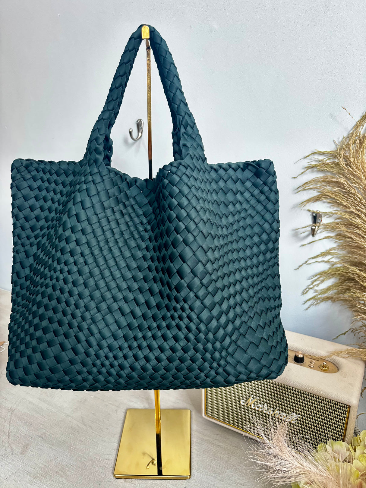 Woven Bag - Teal
