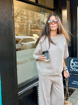 Hattie Sweatshirt - Beige