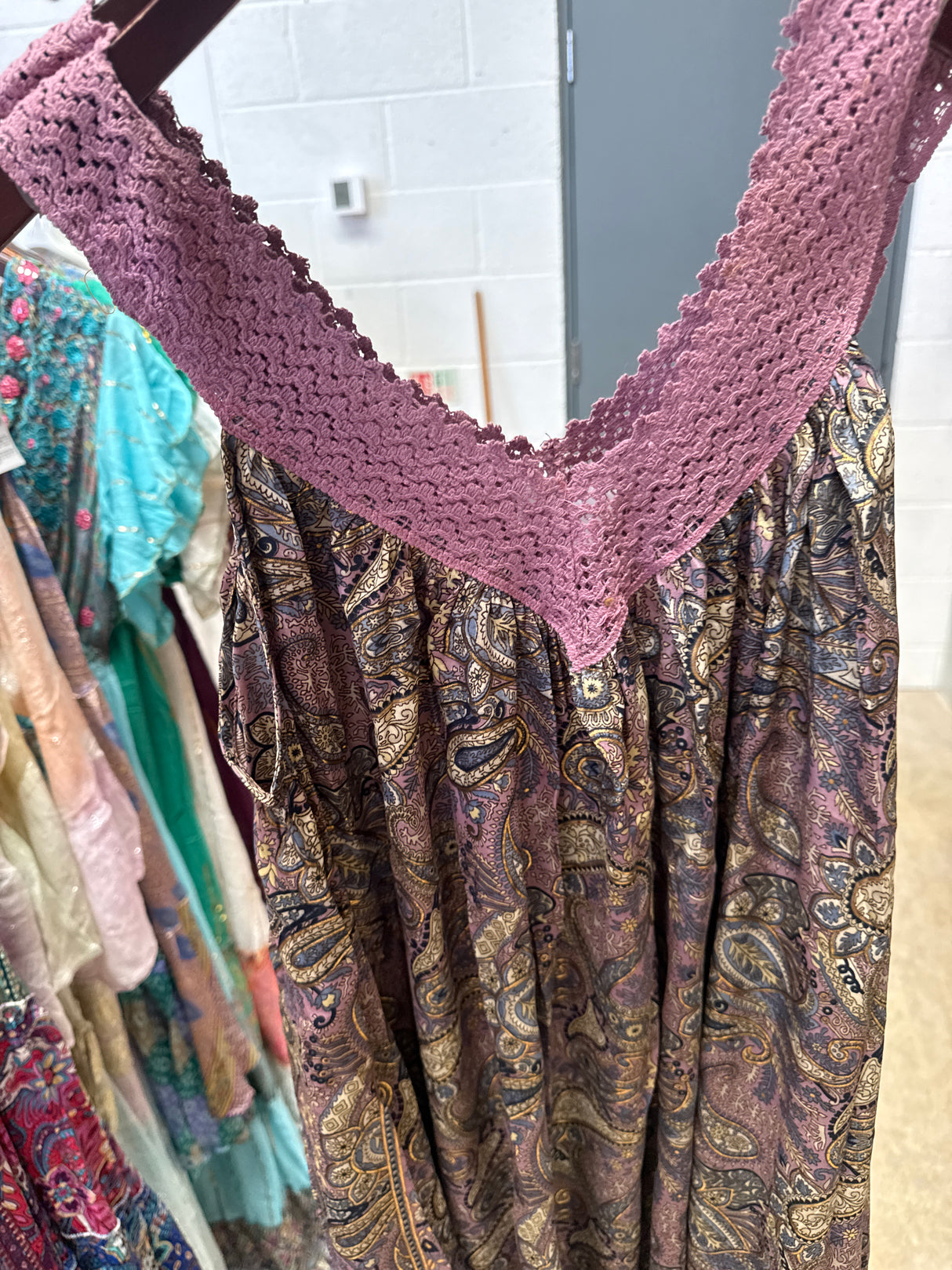 Capri Silk Shift Dress Mauve