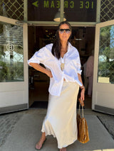 Alexia White Cotton Shirt