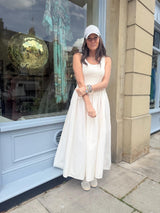 April Dress - White