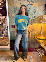 Mademoiselle Sweatshirt - Green/Yellow