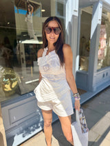 Primrose Embroidered Halter Top