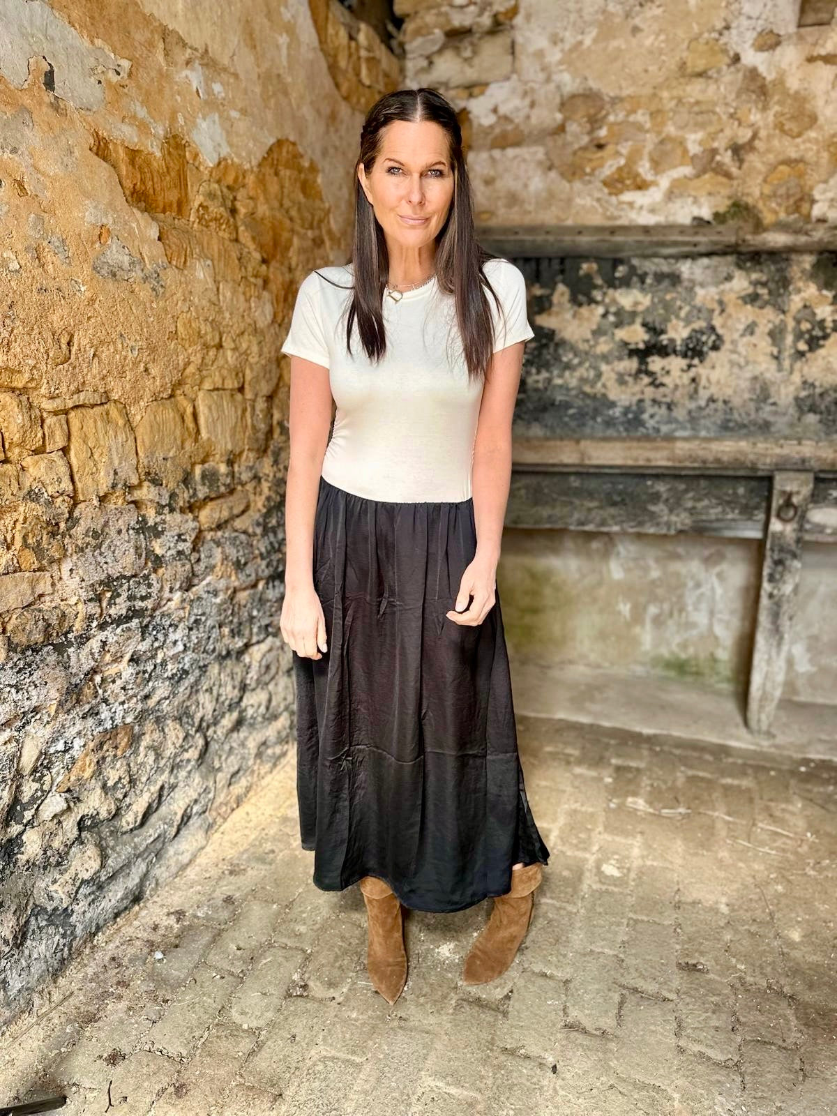 Ellis Two-Tone Dress